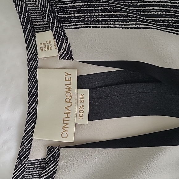 100% Silk Sheath-  Cynthia Rowley, Size 8 - Picture 3 of 6